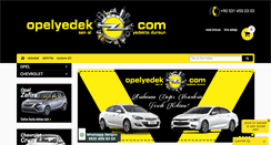 Desktop Screenshot of opelyedek.com